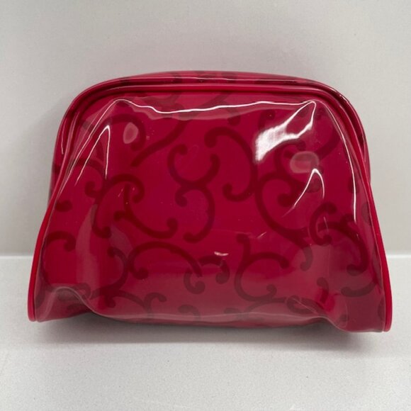 Lancome Red Patent Cosmetic Bag - Picture 2 of 7